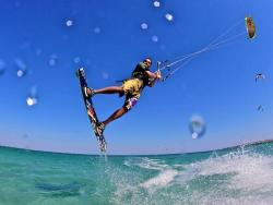 Keros Bay, Lemnos. Kitesurfing - Windsurfing - Surfing - Stand Up Paddleboarding.